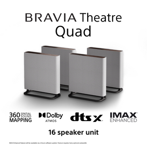 BRAVIA Theatre Quad | Spitzenklasse Home Entertainment-System mit 360 Spatial Sound Mapping & Dolby Atmos®