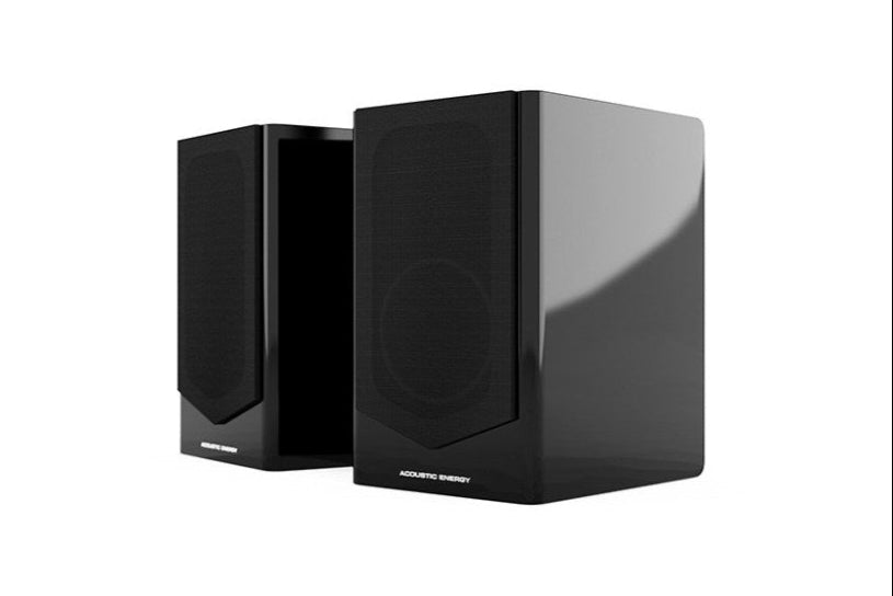 Acoustic Energy AE500, schwarz mit Abdeckung