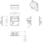 Optimal Audio Kunststoffabdeckung für Anschlusspanel Cuboid 3-6