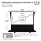 Elite Screens - EZ Cinema Plus 2 - Mobile Kofferleinwand mit MaxWhite 2 Tab-Tension (92 Zoll & 110 Zoll)